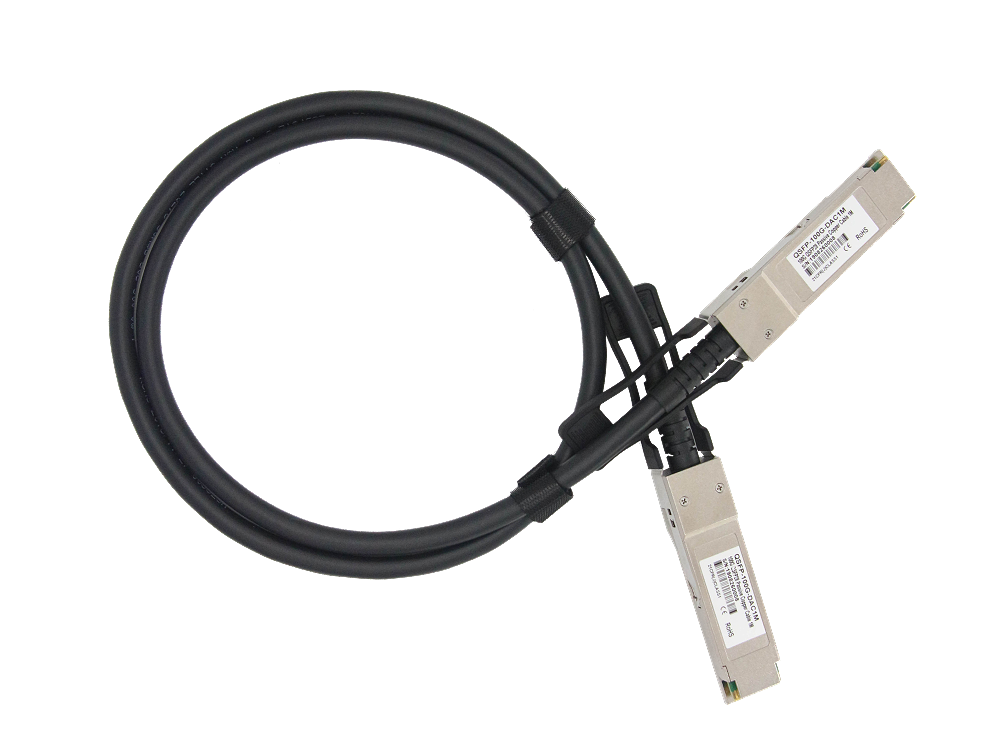 华为(HUAWEI)兼容 DAC-Q28-100G-1M QSFP28 转 QSFP28 DAC高速线缆