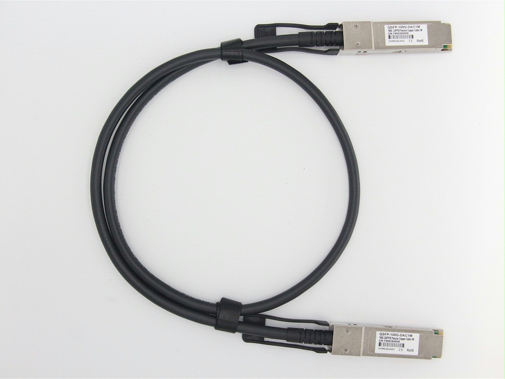 QSFP28-100G-CU1M 华为HUAWEI兼容QSFP28 TO QSFP28 DAC高速线缆