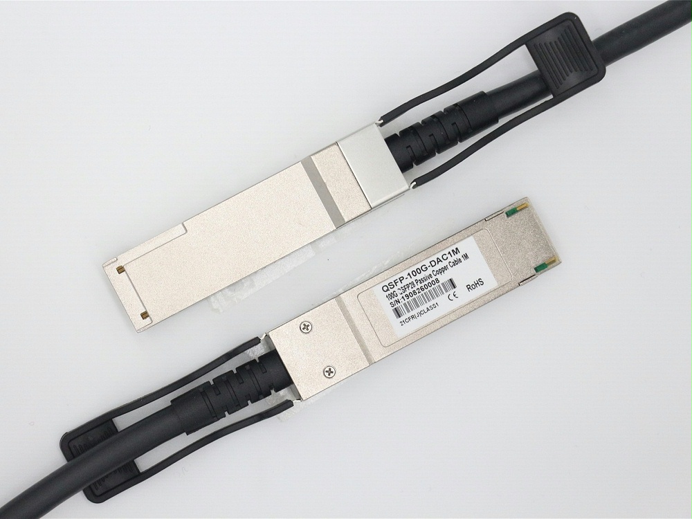 QSFP28-100G-CU1M 华为HUAWEI兼容QSFP28 TO QSFP28 DAC高速线缆