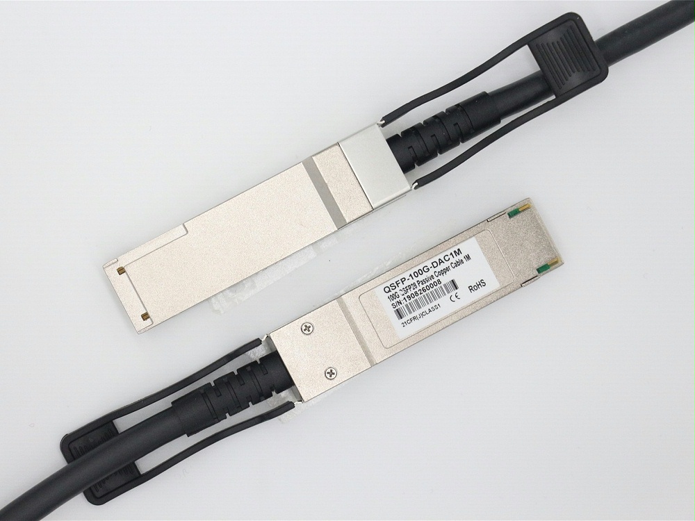 QSFP28-100G-CU1M   锐捷RUIJIE兼容QSFP28 TO QSFP28 DAC高速线缆