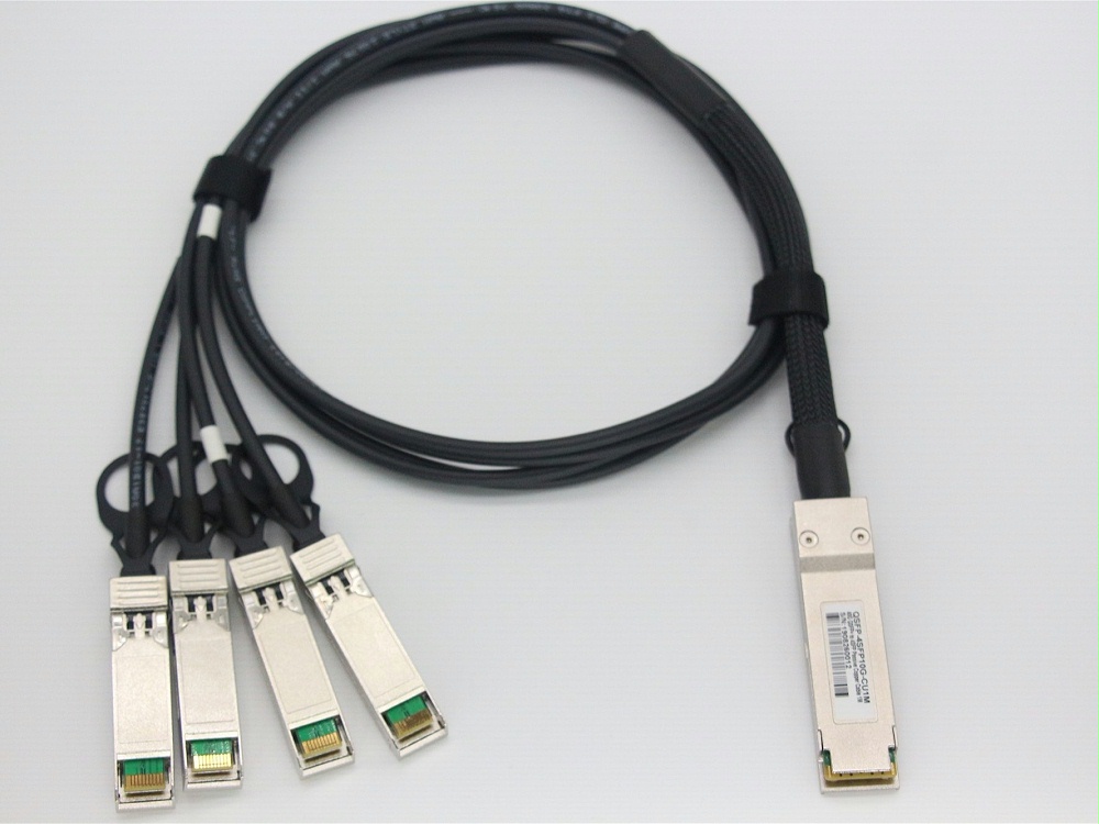 40G QSFP+ 转4SFP+ DAC无源铜缆