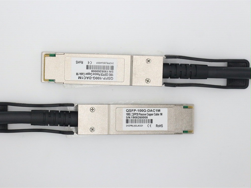 QSFP28-100G-CU1M 华为HUAWEI兼容QSFP28 TO QSFP28 DAC高速线缆