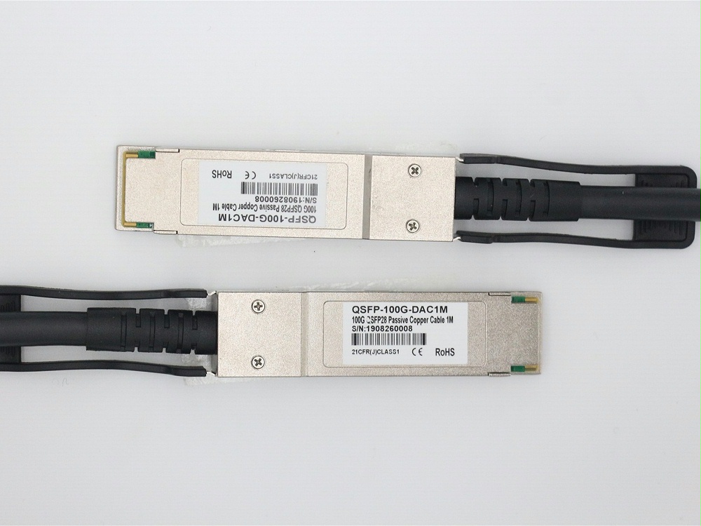 QSFP28-100G-CU1M   锐捷RUIJIE兼容QSFP28 TO QSFP28 DAC高速线缆