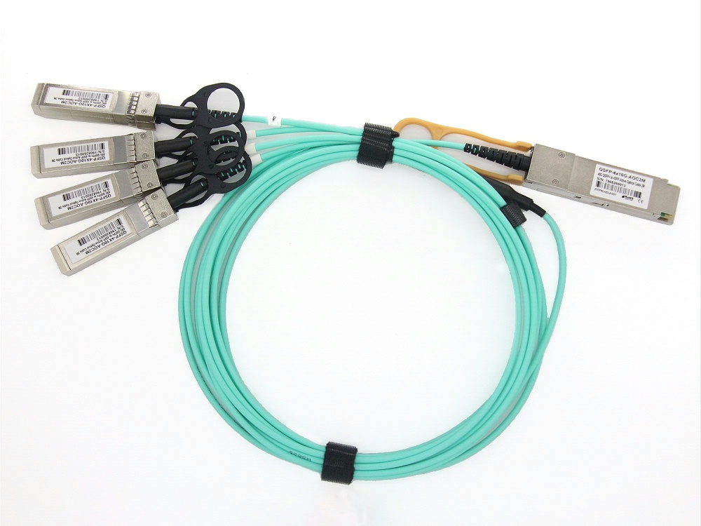 40G QSFP+ 转4SFP+ AOC有源光缆