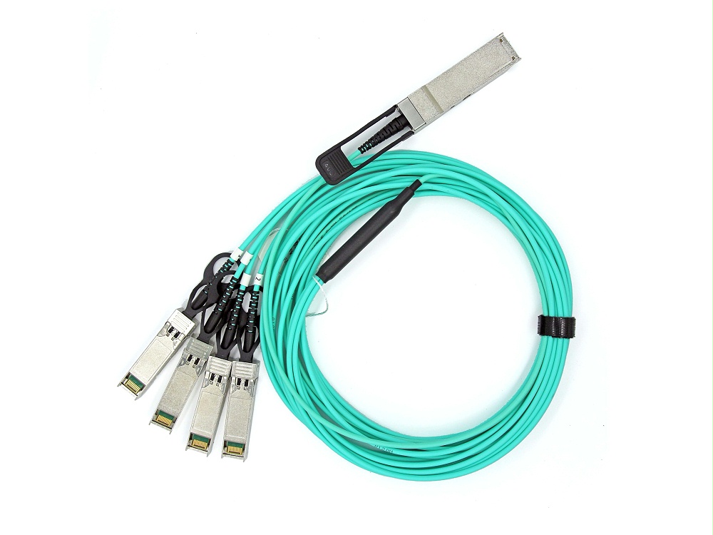 QSFP28-4X25G-AOC1M HP惠普兼容QSFP28 TO 4SFP28 AOC有源光缆电缆