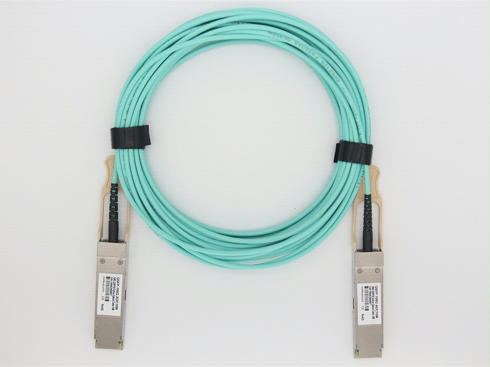 QSFP28-100G-AOC1M 锐捷RUIJIE兼容QSFP28 TO QSFP28 AOC有源光缆电缆