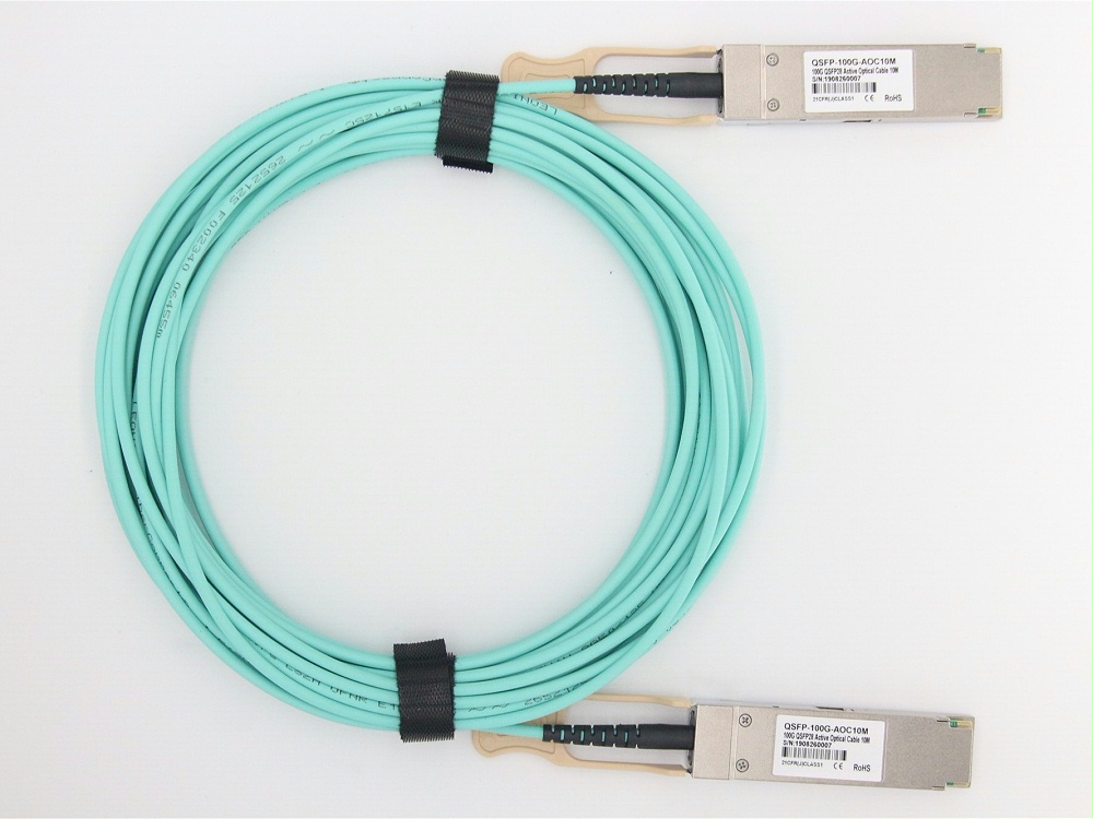 QSFP28-100G-AOC1M H3C华3兼容QSFP28 TO QSFP28 AOC有源光缆电缆