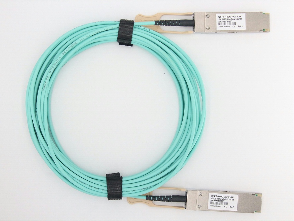 QSFP28-100G-AOC1M 锐捷RUIJIE兼容QSFP28 TO QSFP28 AOC有源光缆电缆