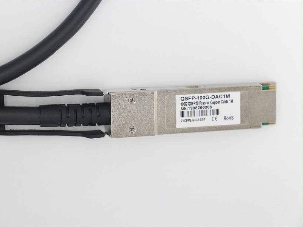QSFP28-100G-CU1M   锐捷RUIJIE兼容QSFP28 TO QSFP28 DAC高速线缆